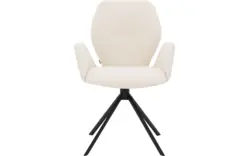 Goossens eetkamerstoel hera wit stof - 8221043-02 3